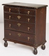 WILLIAM AND MARY STYLE STAINED