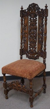 WILLIAM AND MARY STYLE WALNUT