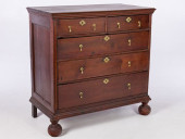 WILLIAM AND MARY WALNUT CHEST