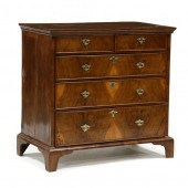 WILLIAM AND MARY WALNUT CHEST