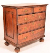 WILLIAM AND MARY WALNUT CHEST