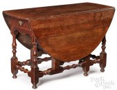 WILLIAM AND MARY WALNUT GATELE