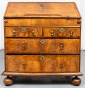 WILLIAM AND MARY WALNUT SLANT