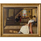 WILLIAM AUERBACH LEVY, OIL ON