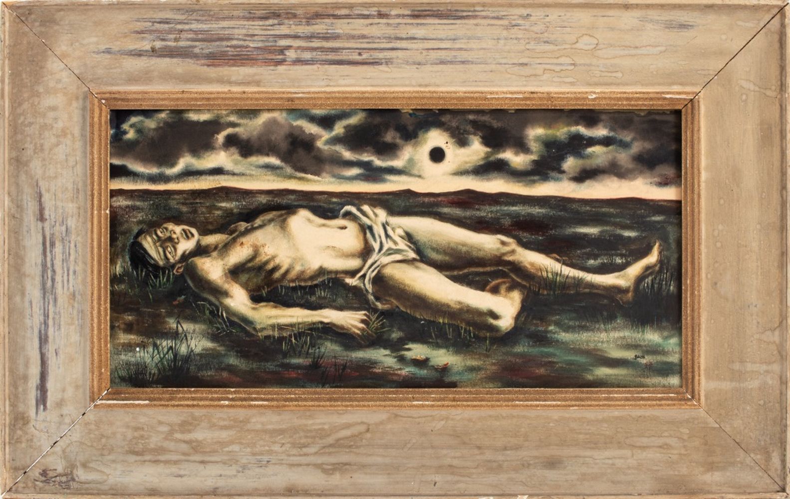 WILLIAM BARSS "BOY" WATERCOLOR ON