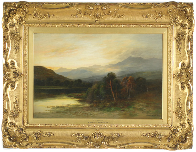 WILLIAM BEATTIE BROWN OIL ON CANVAS