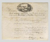William Bingham signed stock c