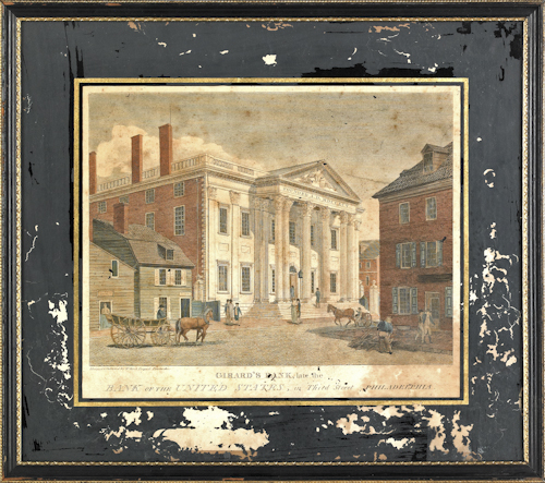 William Birch engraving of Girard's