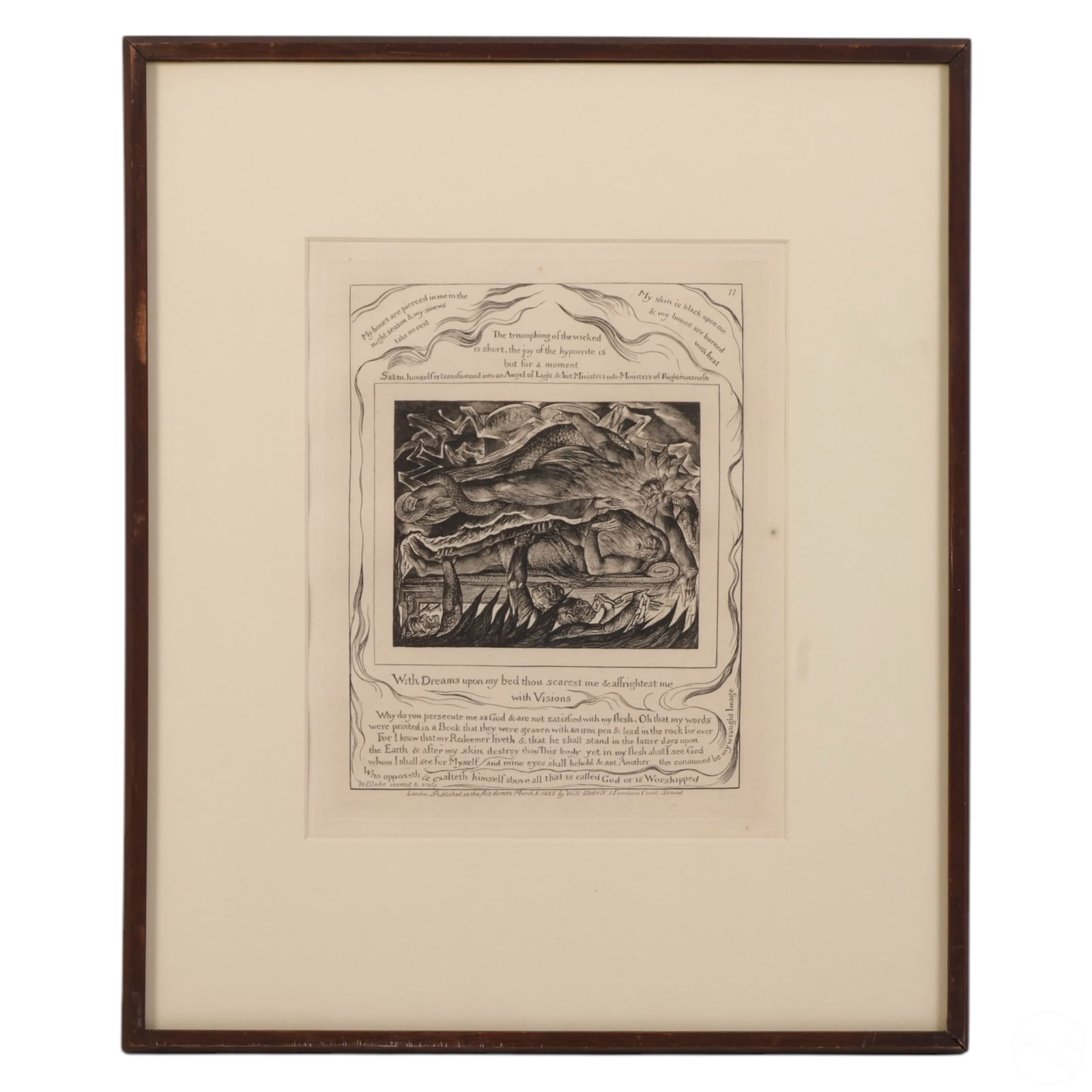 WILLIAM BLAKE 1757-1827 BOOK OF JOB
