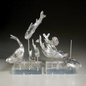 WILLIAM BOWIE, ALUMINUM SCULPT