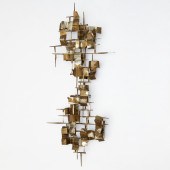WILLIAM BOWIE, GILT METAL WALL