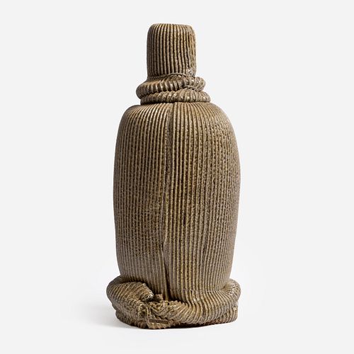 WILLIAM BRACKER SLOUCHING VASE (CA.