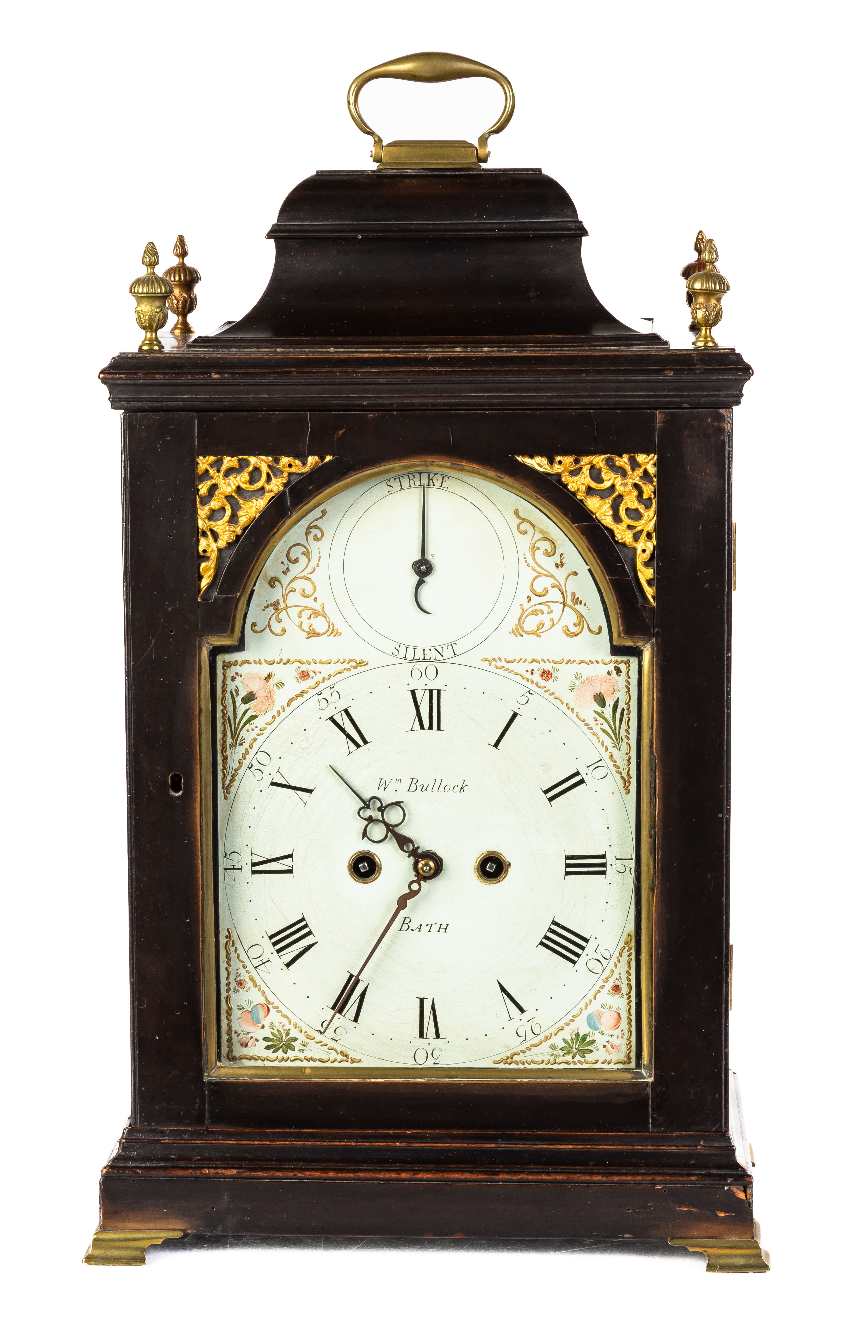 WILLIAM BULLOCK BRACKET CLOCK Early