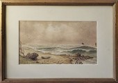 WILLIAM C. RYMER WATERCOLOR ON
