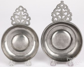 WILLIAM CALDER PEWTER PORRINGE