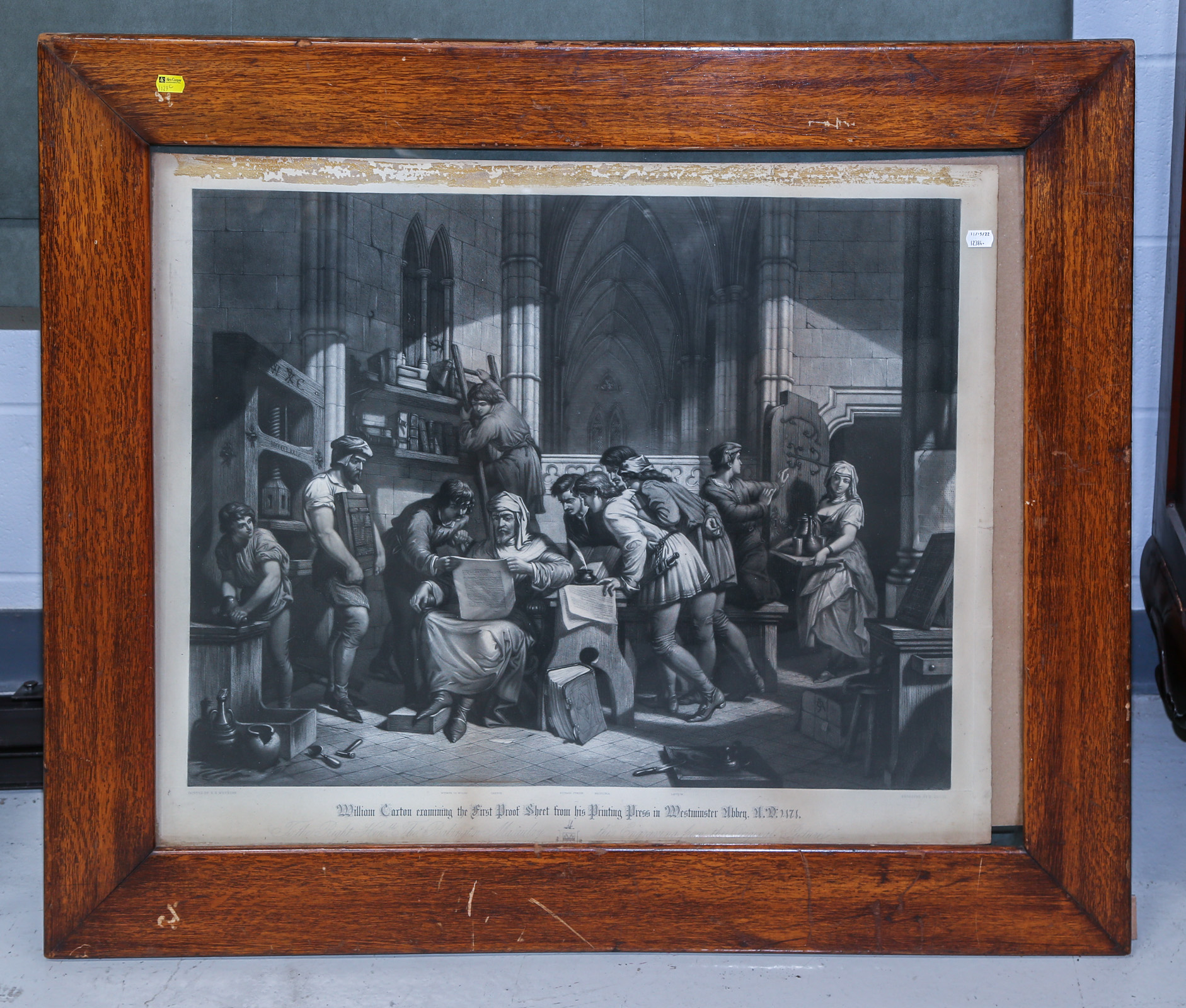 WILLIAM CAXTON'S PRESS, PRINT E. H.