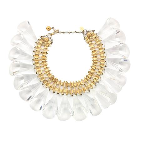 William De Lillo Bib Necklace 	 