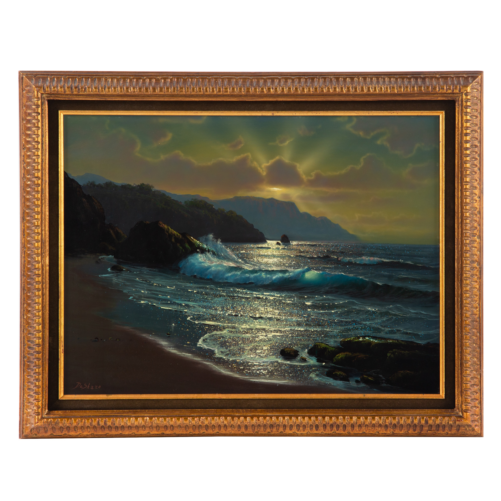 WILLIAM DESHAZO. "SEASCAPE," OIL