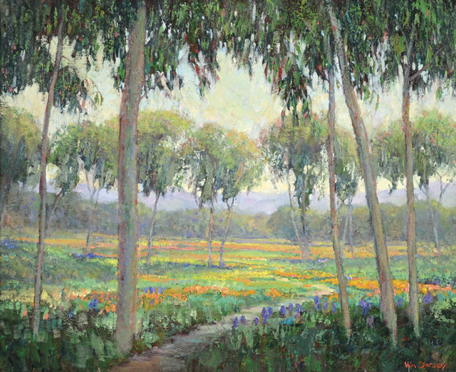 WILLIAM DORSEY OIL ON MASONITE