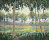 WILLIAM DORSEY OIL ON MASONITE