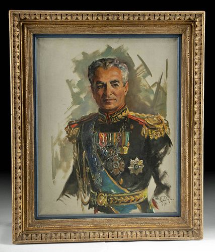 WILLIAM DRAPER PORTRAIT - SHAH OF
