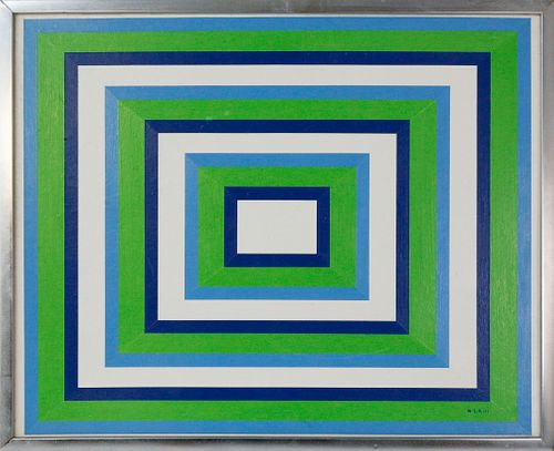 WILLIAM E. HUTTON III OIL ON BOARD,