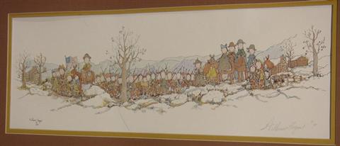 William Eagan, 2 prints, Valley