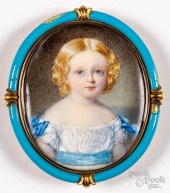 WILLIAM EGLEY MINIATURE WATERC