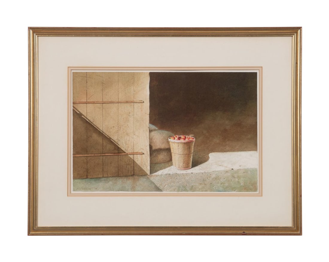 WILLIAM ENTREKIN APPLE BASKET IN