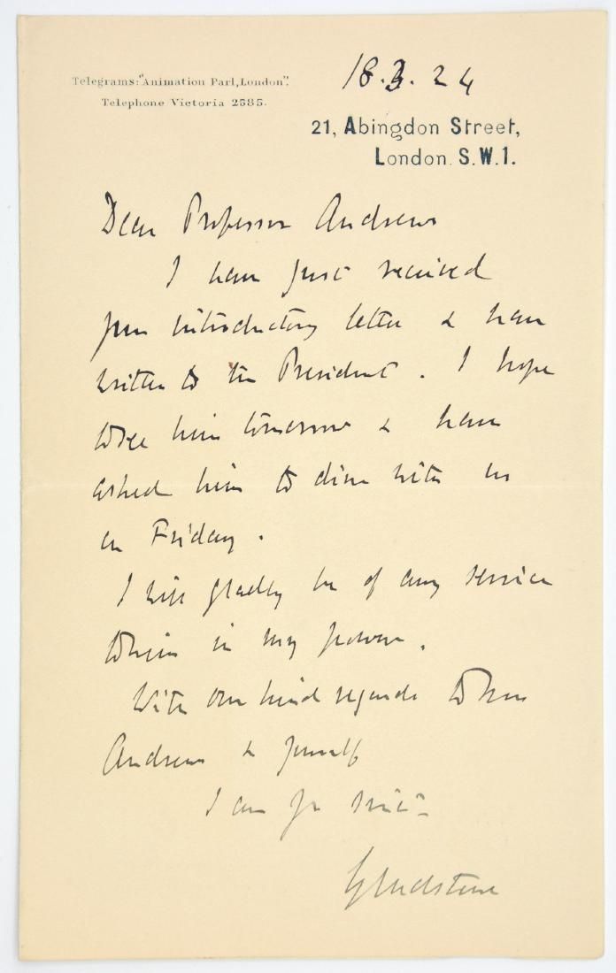 WILLIAM EWART GLADSTONE,