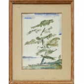 WILLIAM F. C. EWING, WATERCOLO