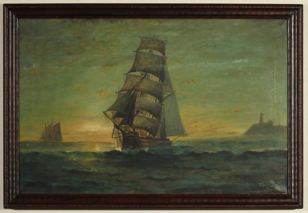 WILLIAM F. PASKELL OIL ON