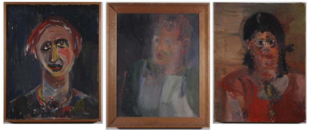 WILLIAM FAULKNER THREE OILS ON