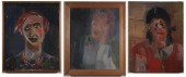 WILLIAM FAULKNER THREE OILS ON