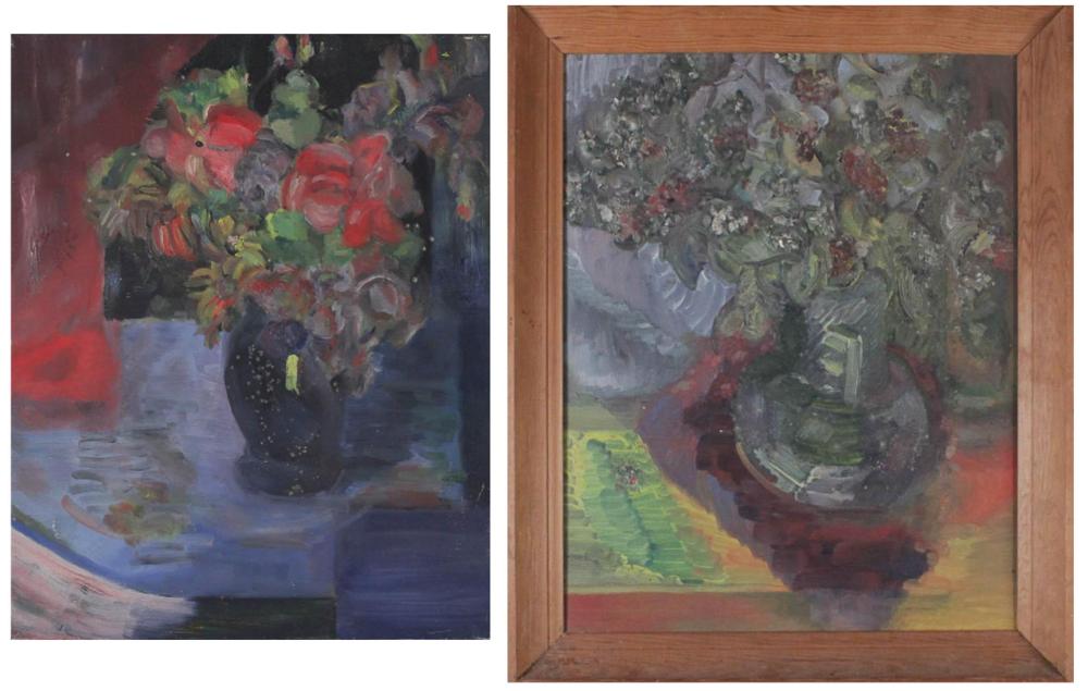 WILLIAM FAULKNER TWO OILS ON