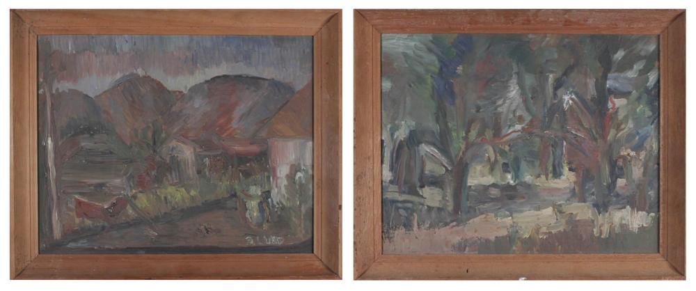WILLIAM FAULKNER TWO OILS ON