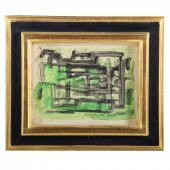 WILLIAM GEAR. "GREEN AND BLACK