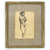 WILLIAM GLACKENS Nude Female F