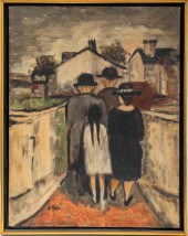 WILLIAM HALLE "GOING HOME" OIL