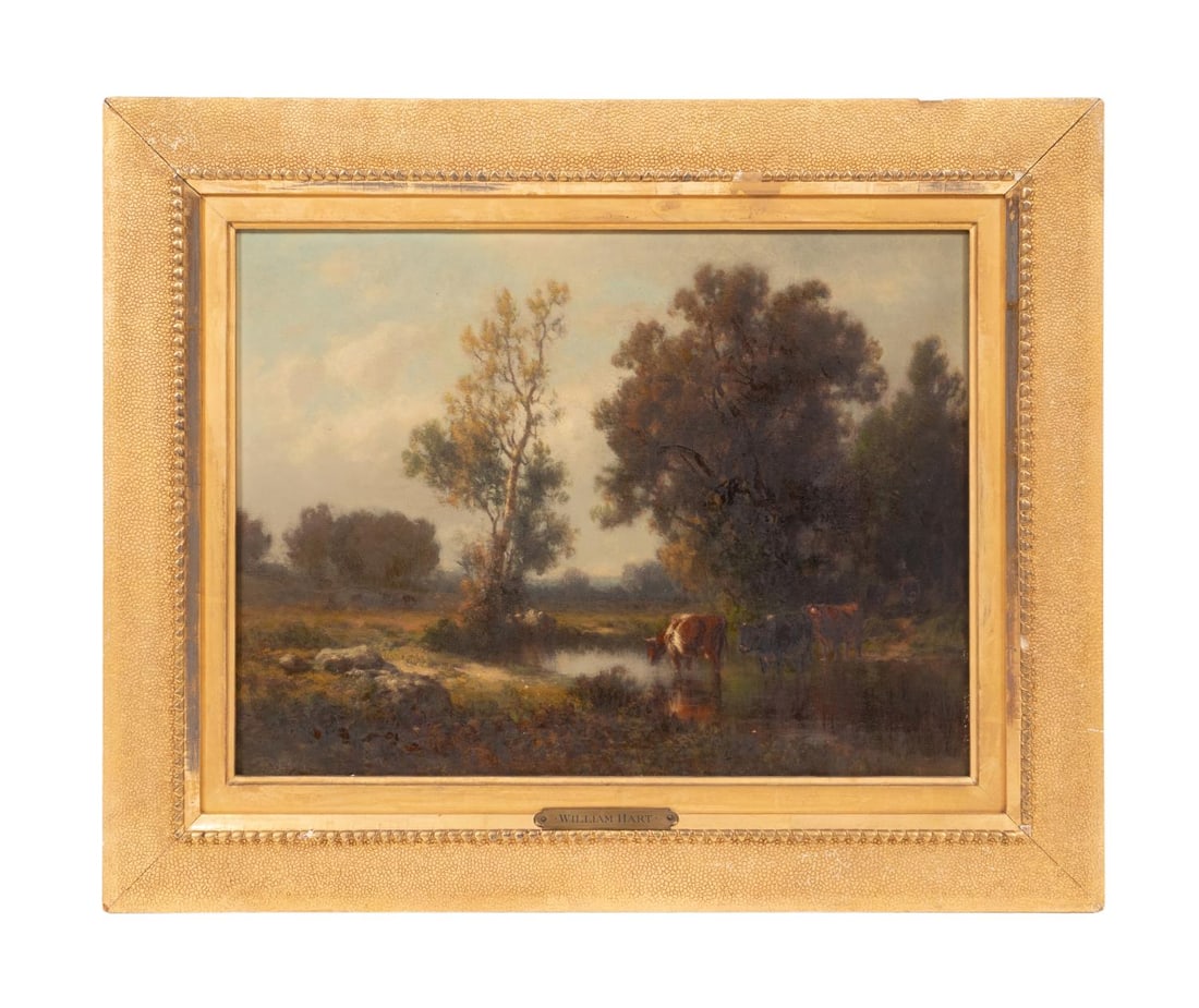 WILLIAM HART, LANDSCAPE, 1888,