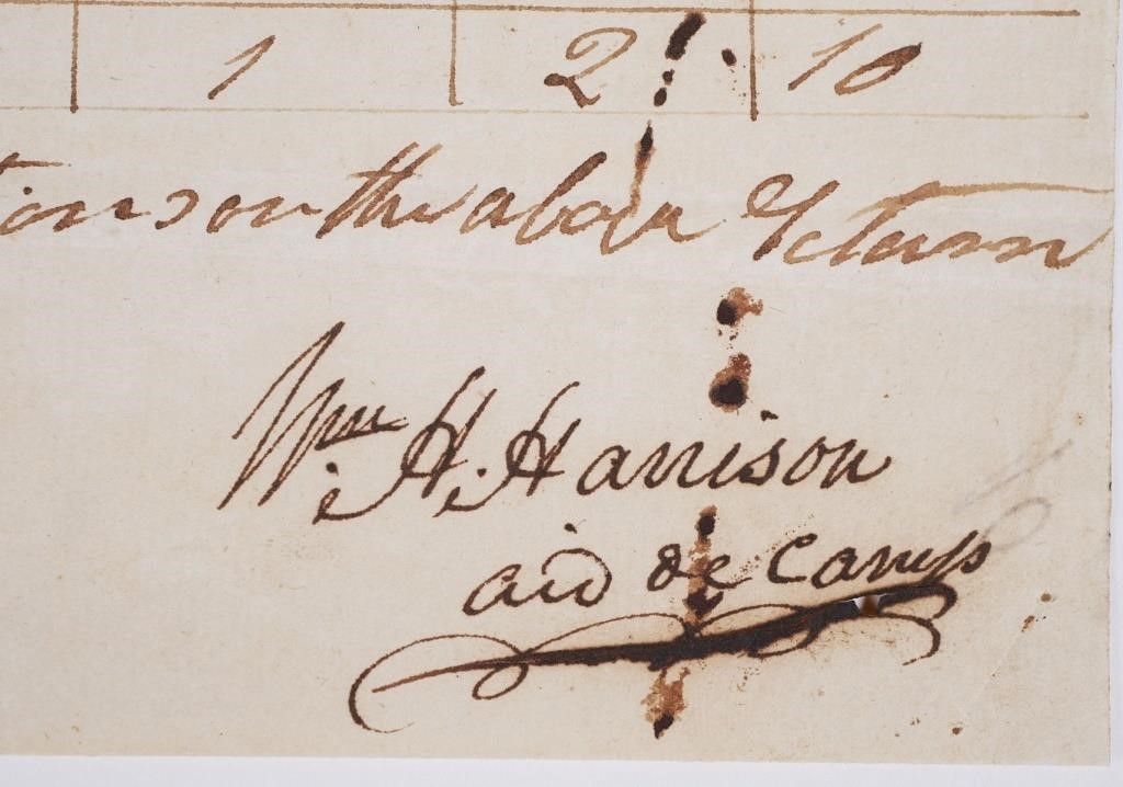 WILLIAM HENRY HARRISON, 1794