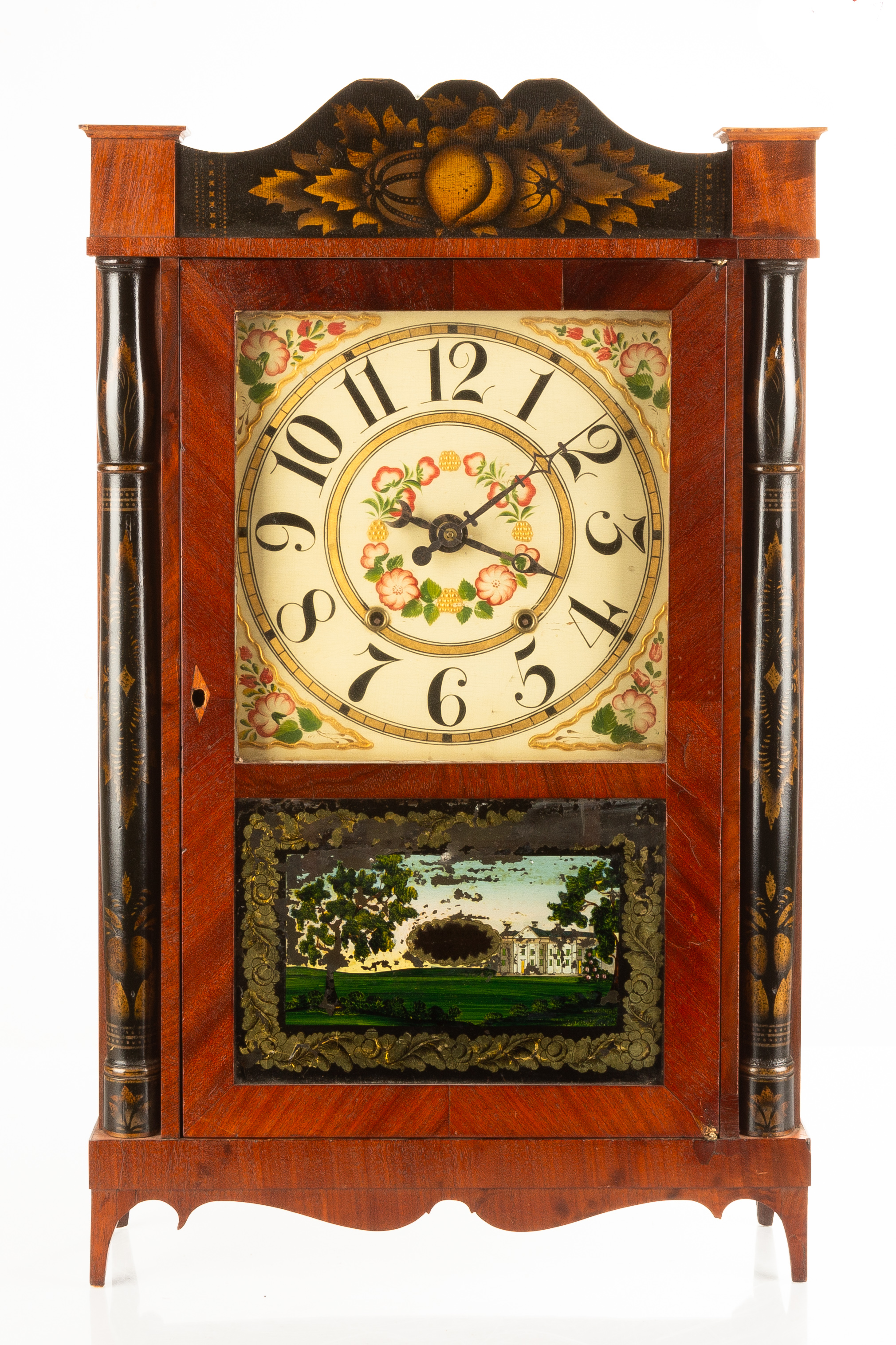 WILLIAM HITCHCOCK SHELF CLOCK Eli