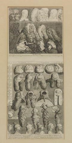 WILLIAM HOGARTH BENCH & PERIWIGS