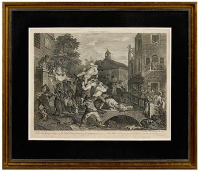 William Hogarth engraving (British,
