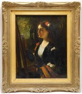 WILLIAM HOLYOAKE PORTRAIT OF A