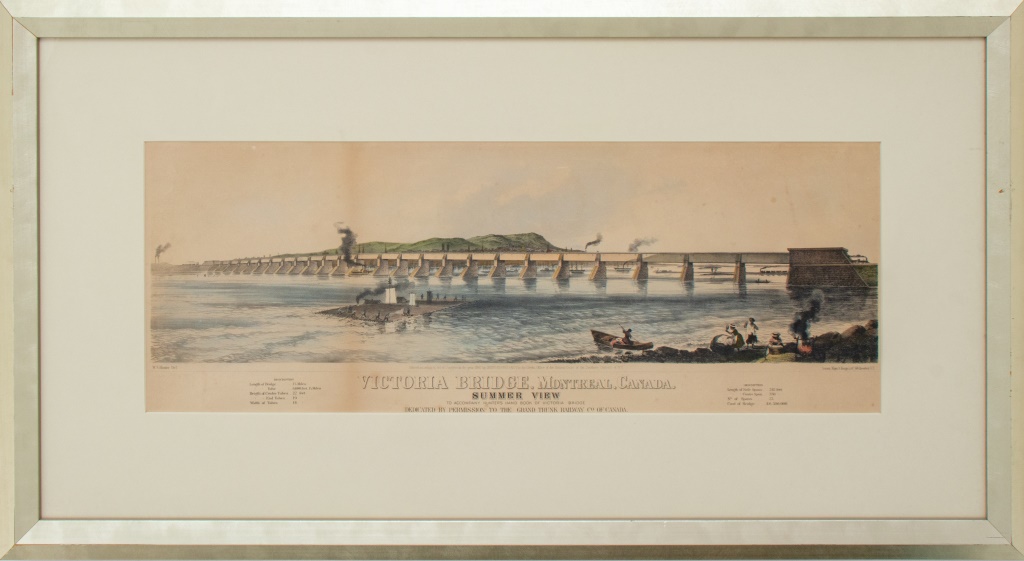 WILLIAM HUNTER "VICTORIA BRIDGE,