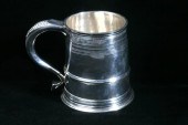 WILLIAM III SILVER TANKARD Isa