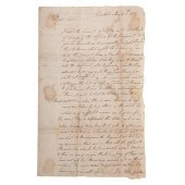 WILLIAM IRVINE, REV. WAR ALS,
