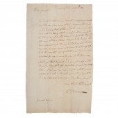 WILLIAM IRVINE, REV. WAR ALS,