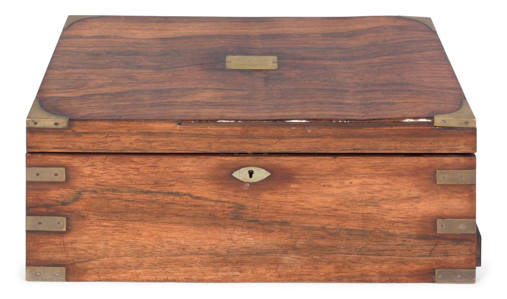 WILLIAM IV BRASS MOUNTED ROSEWOOD